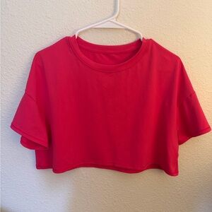 HALARA Vibrant Pink Women's Crop Top